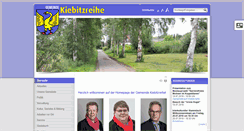 Desktop Screenshot of kiebitzreihe.de